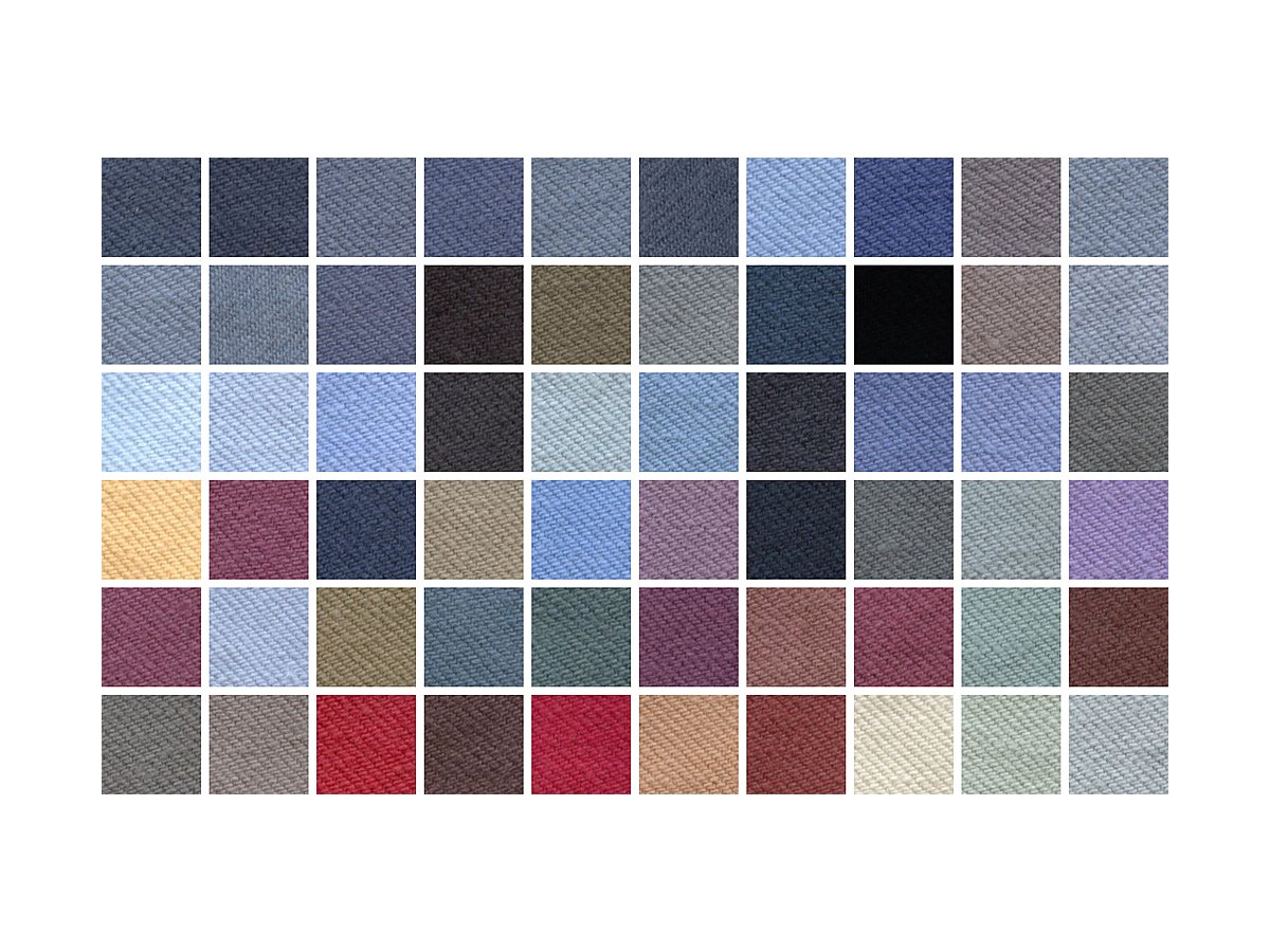 Jeans Colour Card