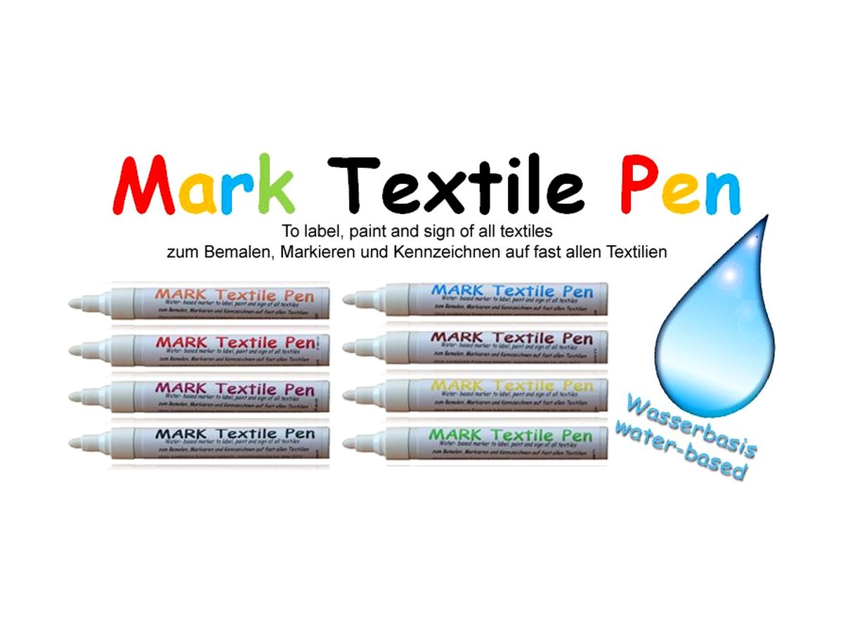 Mark Textile Pen – Wash-resistant