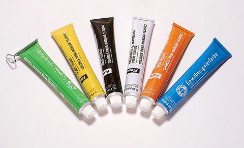 FIXON Textile Marker tubes in several colours