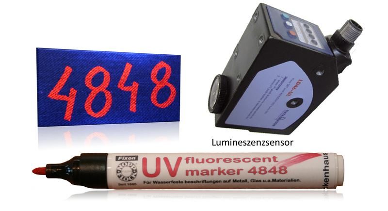 UV Fluorescent Luminescence Sensor Marker