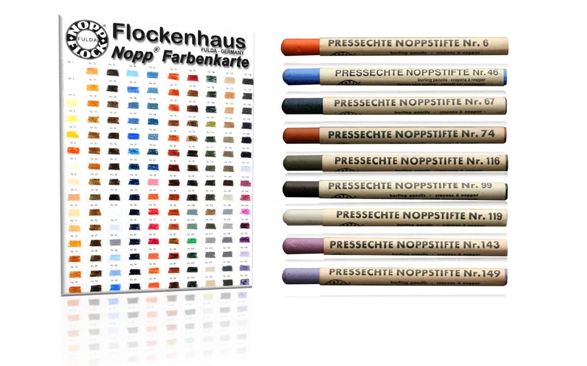 Burling pens in various colours