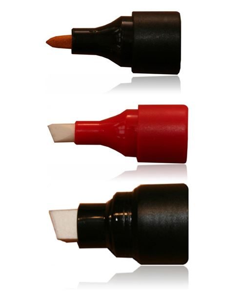 Marker tips in different line widths