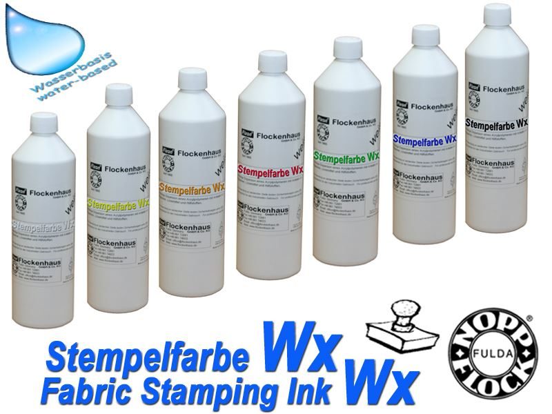 Fabric Stamping Ink Wx bottles
