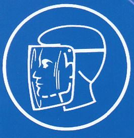 UV radiation warning symbol
