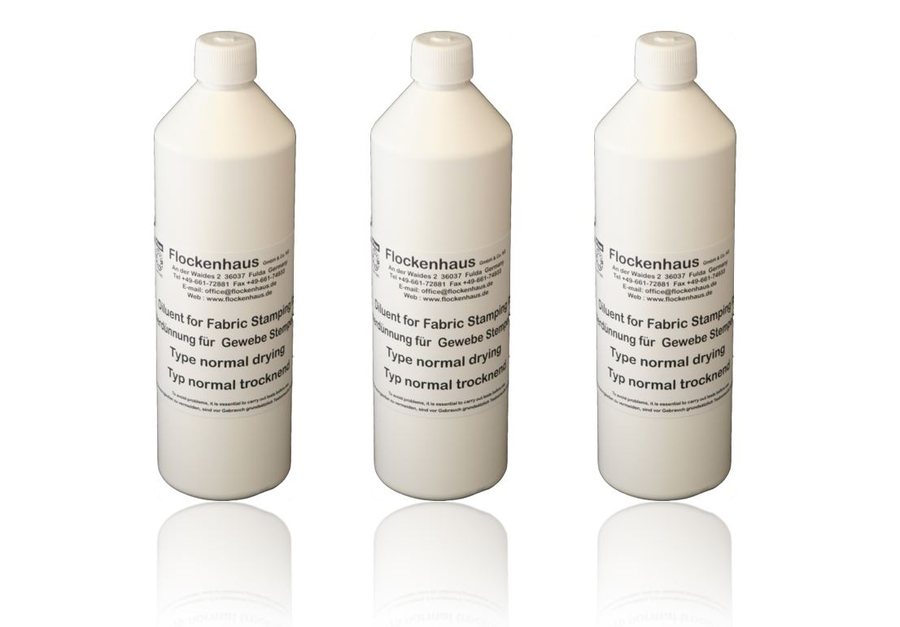 Thinner for fabric stamping ink